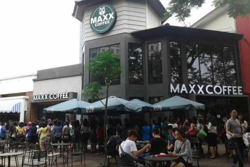 Gerai Maxx Coffee di Jakarta