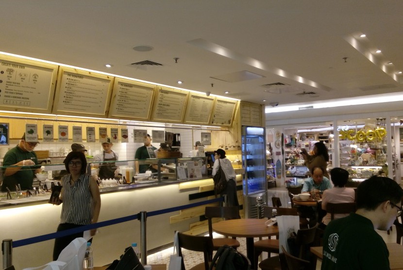 Gerai Saladstop terbaru di Plaza Indonesia.