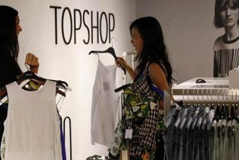 Gerai Topshop di Hong Kong