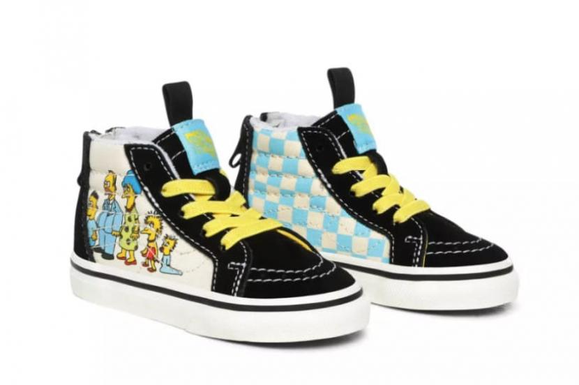 Gerai Wilio di Indonesia menghadirkan koleksi eksklusif sepatu Vans edisi The Simpsons untuk anak-anak.