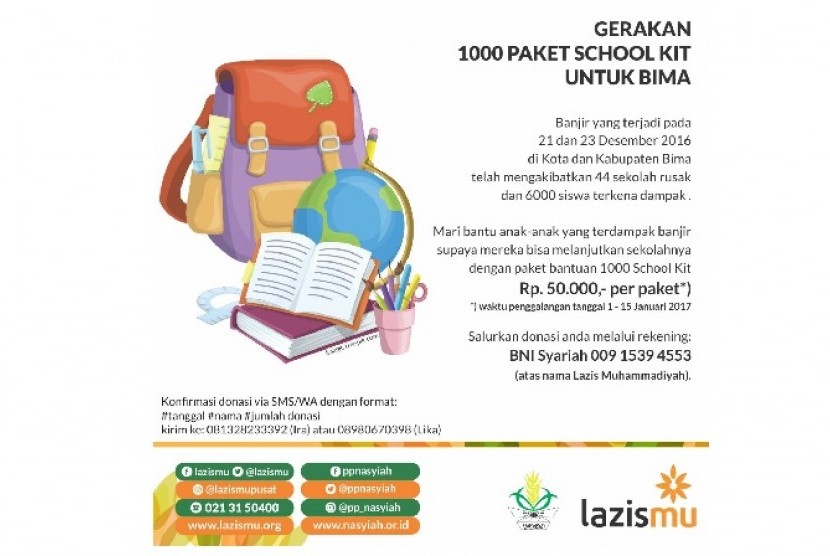 Gerakan 1.000 School Kit untuk Bima