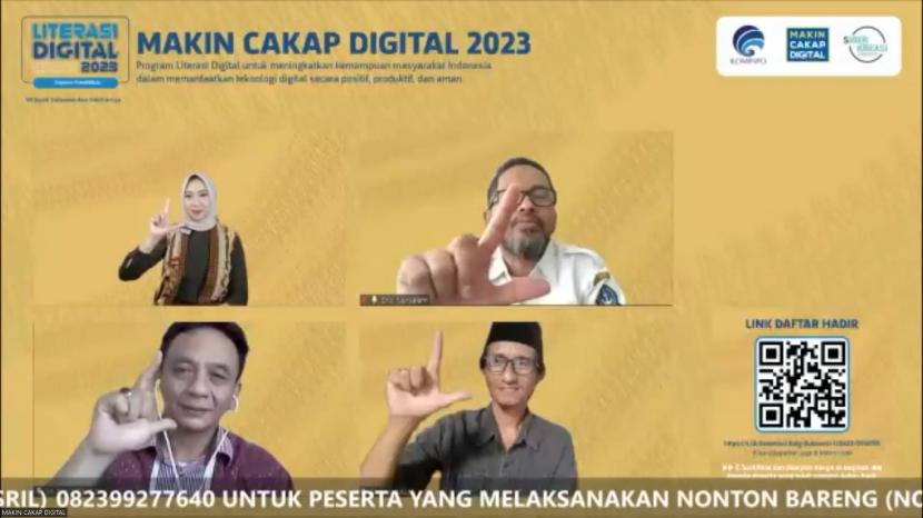 Gerakan Nasional Literasi Digital (GNLD) Siberkreasi, dengan menggelar program literasi digital nasional sektor pendidikan wilayah Sulawesi yang diikuti 8.630 siswa 