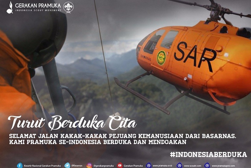 Gerakan Pramuka ucapkan belasungkawa atas musibah jatuhnya helikopter Basarnas