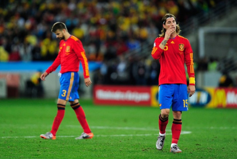 Gerard Pique dan Sergio Ramos