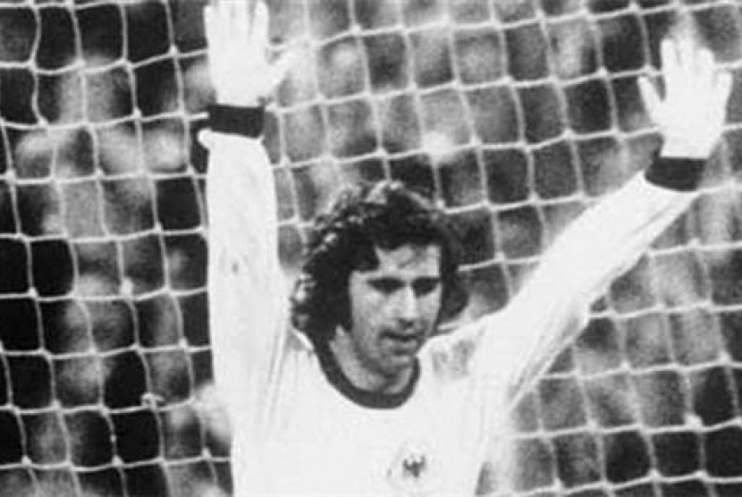 Gerd Muller mencetak dua gol saat Jerman Barat mengalahkan Belgia 2-1 untuk melenggang ke partai puncak Piala Eropa 1972.