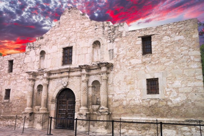gereja Alamo di San Antonio. 