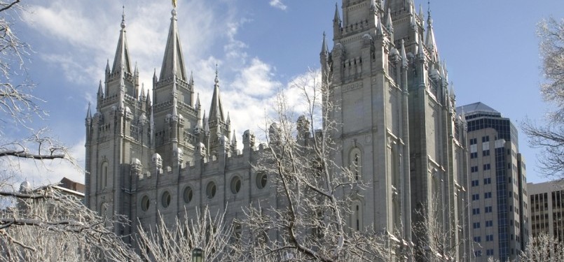 Gereja Mormon di Utah.