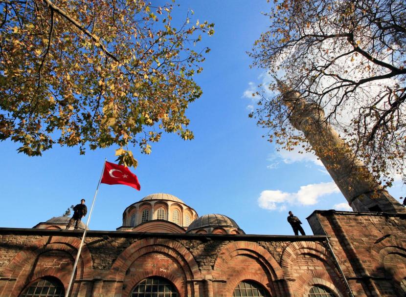Museum Chora di Istanbul yang akan segera berubah jadi masjid .