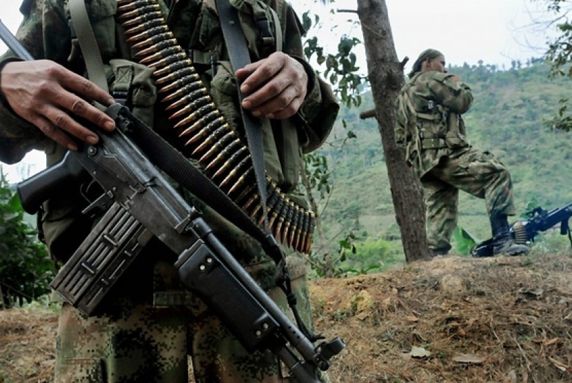 Gerilyawan FARC di Kolombia.