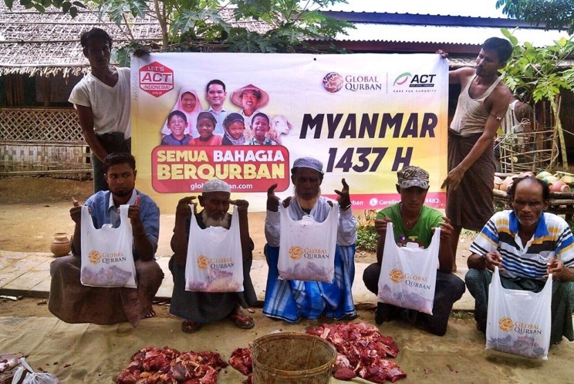 Global Qurban di Myanmar.