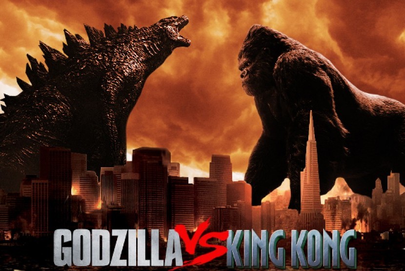 Godzilla Vs Kong movie poster.