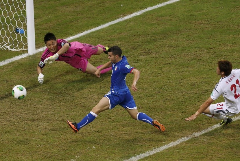 Gol Sebastian Giovinco yang menentukan kemenangan Italia atas Jepang di Piala Konfederasi 2013.