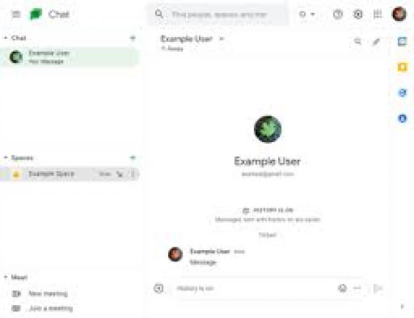Google Chat adalah platform perpesanan yang dikembangkan oleh Google yang memungkinkan pengguna berkomunikasi satu sama lain melalui pesan langsung dan ruang obrolan.