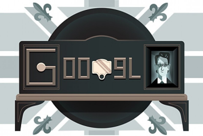 Google doodle 90 tahun siaran TV mekanik