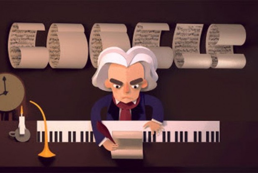 Google Doodle Beethoven
