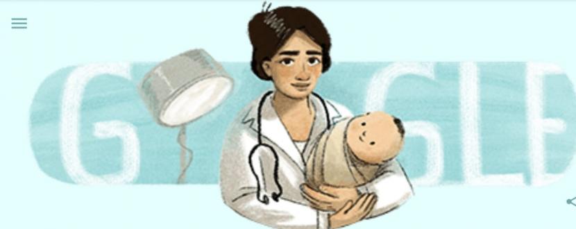 Google Doodle merayakan ulang tahun ke 125 Dr Marie Thomas. 