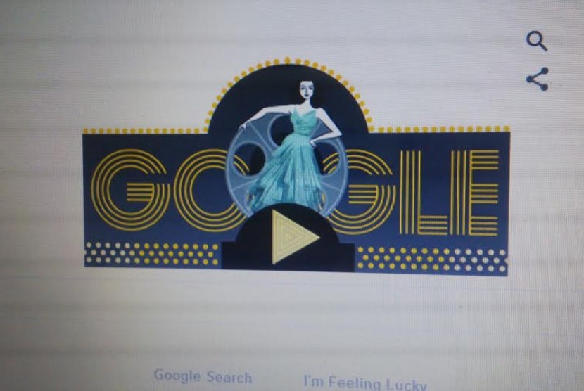google doodle ulang tahun Hedy Lamar ke 101.