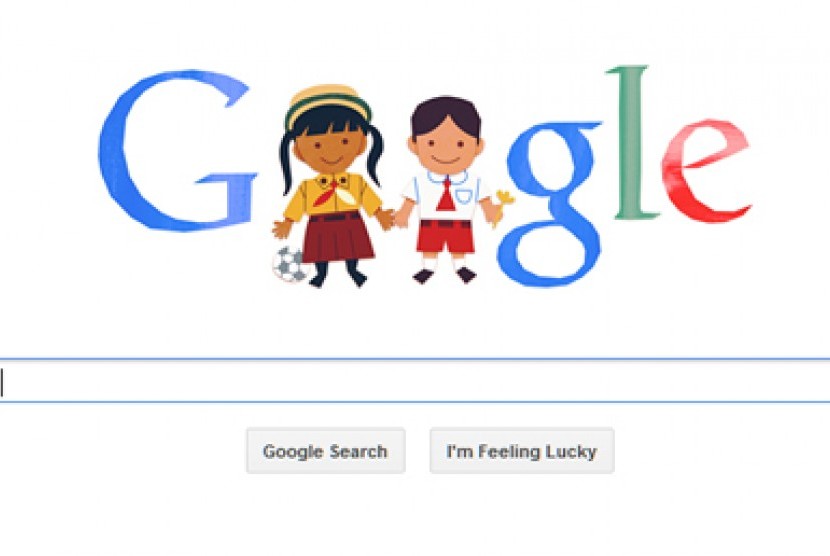 Google peringati Hari Anak Nasional 2013 di Indonesia.