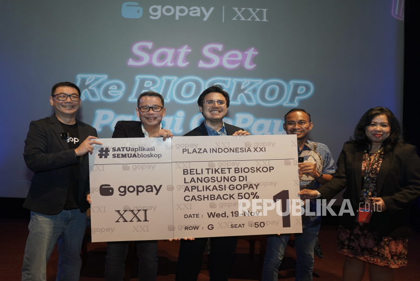GoPay meluncurkan fitur pembelian tiket bioskop.