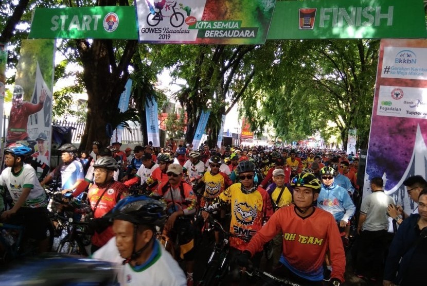 Gowes Nusantara di Padang. (ilustrasi)