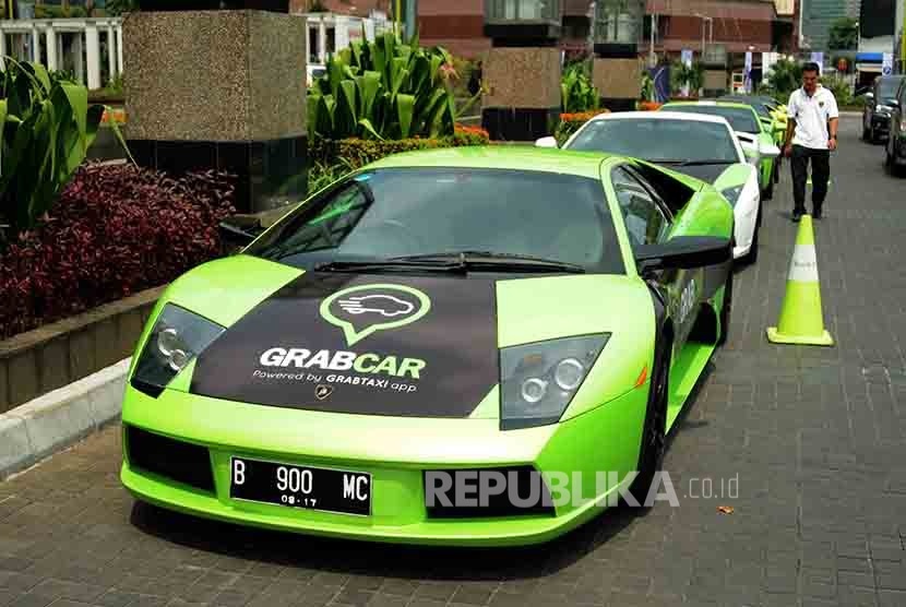 Grabcar Lamborghini  (ilustrasi).