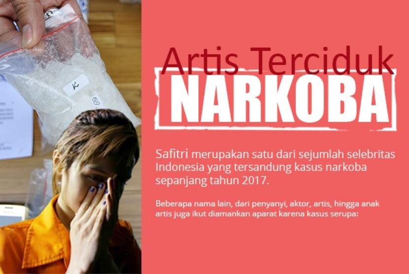 Grafis artis yang terciduk narkoba