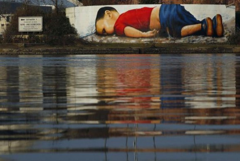 Grafiti Aylan Kurdi