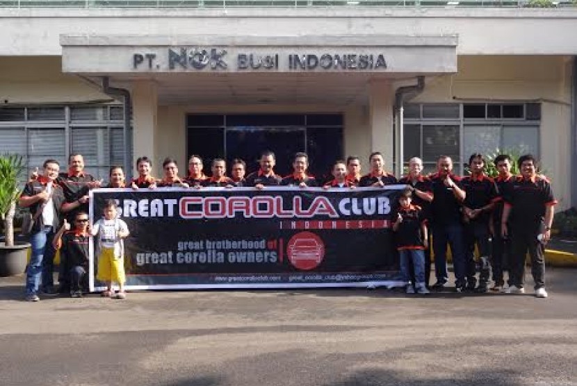 Great Corolla Club sambangi PT. NGK Busi Indonesia.