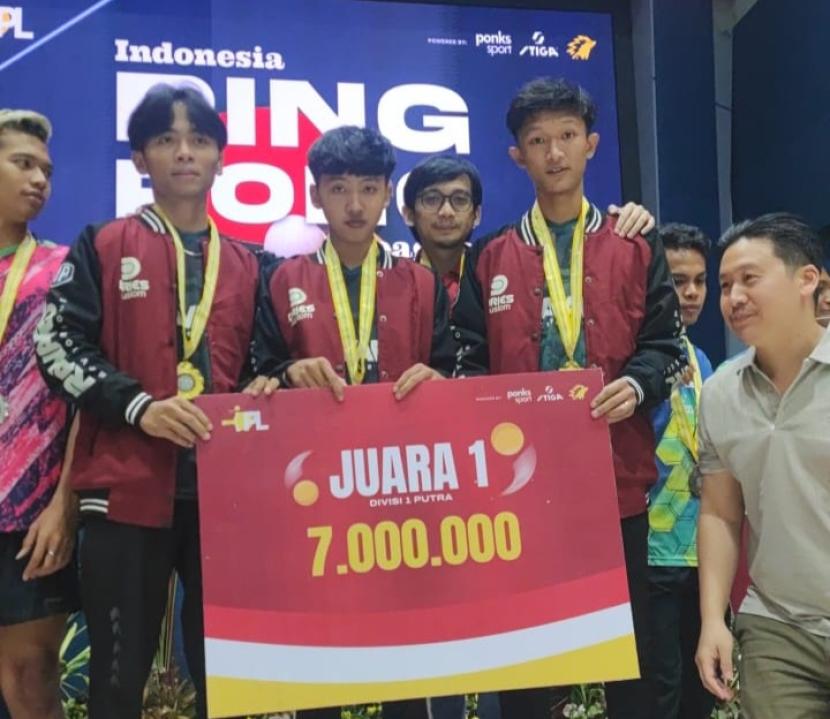 Gree One TTC-Paguyuban Pasundan (GO Pasundan) berhasil meraih gelar juara 1 Liga 1 Indonesia Pingpong League (IPL) 2024 Seri 1