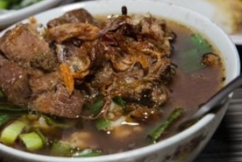 Grombyang Kerbau, salab satu kuliner khas Kota Malang dan Tegal