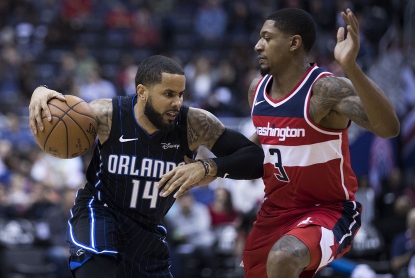 Guard Orlando Magic, D.J Augustin (kiri) 