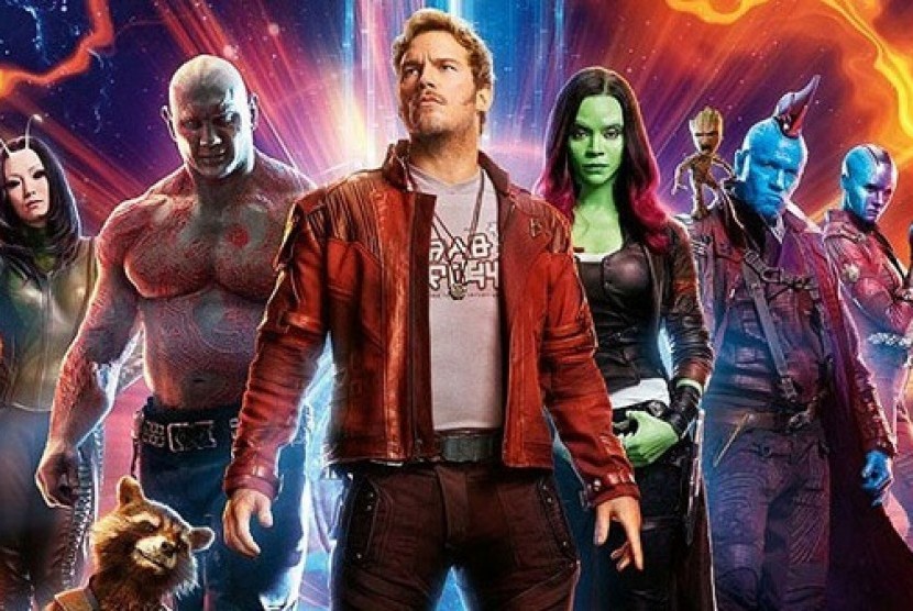 Poster film Guardians of the Galaxy Vol. 3. Trailer film ini ikut memeriahkan gelaran Superbowl 2023. (ilustrasi)