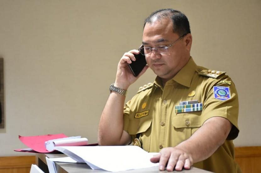 Gubernur Bangka Belitung Erzaldi Rosman memutuskan ASN Babel sebagian kerja di rumah dan lainnya bergiliran masuk.(Pemprov Bangka Belitung)