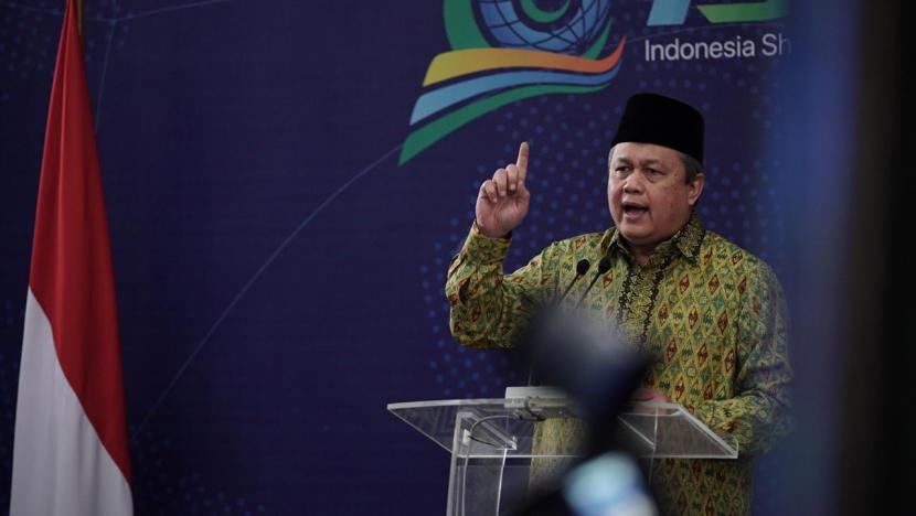 Gubernur Bank Indonesia sekaligus Ketua Dewan Pakar Masyarakat Ekonomi Syariah (MES), Perry Warjiyo, menyebut ada enam poin penting dalam menyiapkan strategi penguatan ekosisten Global Halal Hub Indonesia.
