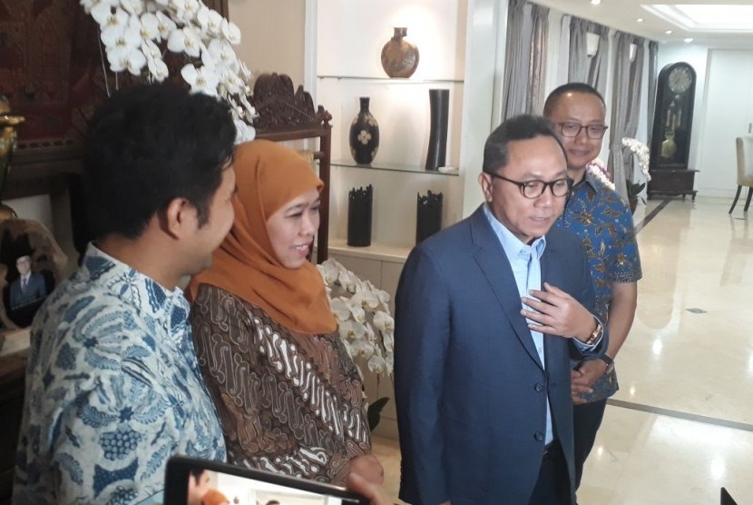 Gubernur dan Wakil Gubernur Jawa Timur terpilih Khofifah Indar Parawansa dan Emil Elestianto Dardak 
