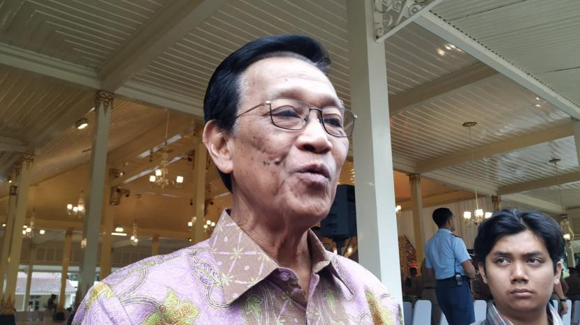    Gubernur DIY, Sri Sultan Hamengku Buwono X, di kompleks Kepatihan, Kota Yogyakarta, Kamis (13/7/2023).
