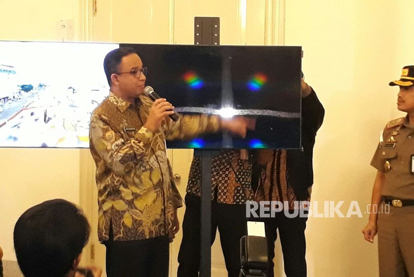 Gubernur DKI Jakarta Anies Baswedan meluncurkan konsep penataan di kawasan Tanah Abang, Jakarta Pusat yang akan resmi diberlakukan pada Jumat (22/12).