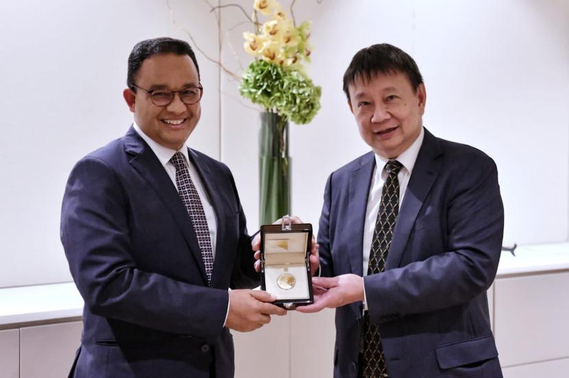 Gubernur DKI Jakarta Anies Rasyid Baswedan melakukan kunjungan kerja Singapura untuk menerima anugerah Lee Kuan Yew Exchange Fellow (LKYEF) ke-72