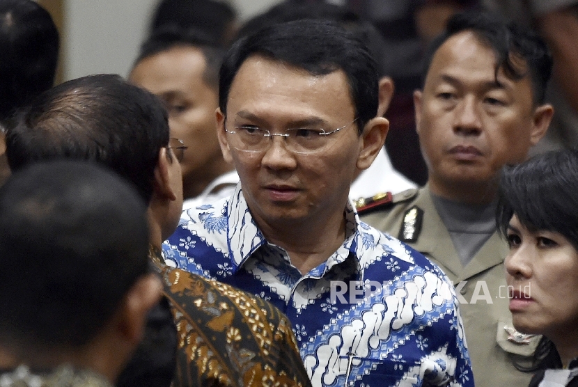 Former Jakarta Governor who is convicted of blasphemy, Basuki Tjahaja Purnama 