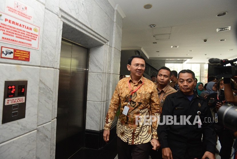 Gubernur DKI Jakarta Basuki Tjahaja Purnama atau Ahok. (Republika/Raisan Al Farisi)