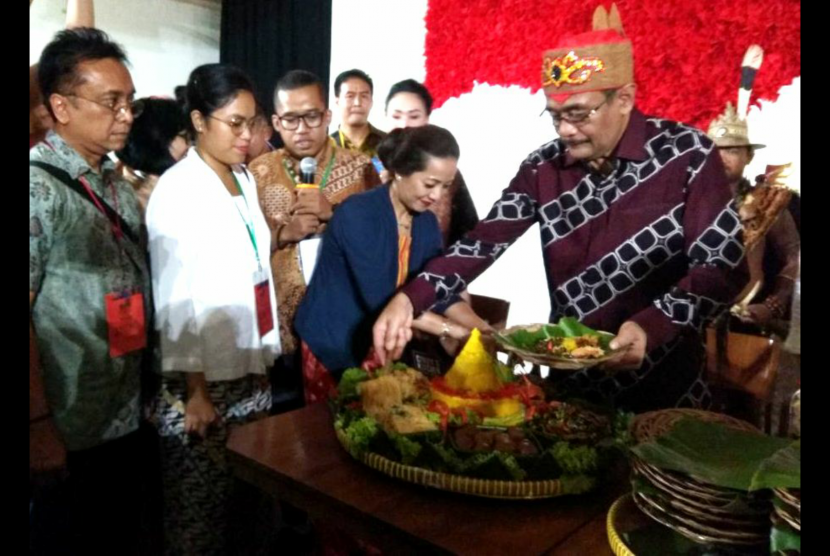 Gubernur DKI Jakarta Djarot Saiful Hidayat di Kerta Niaga, Kota Tua. 