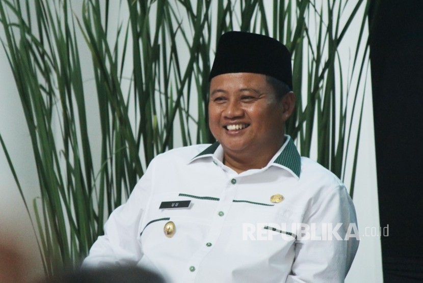 Gubernur Jabar Ridwan Kamil dan Wakil Gubernur Jabar Uu Ruzhanul Ulum 