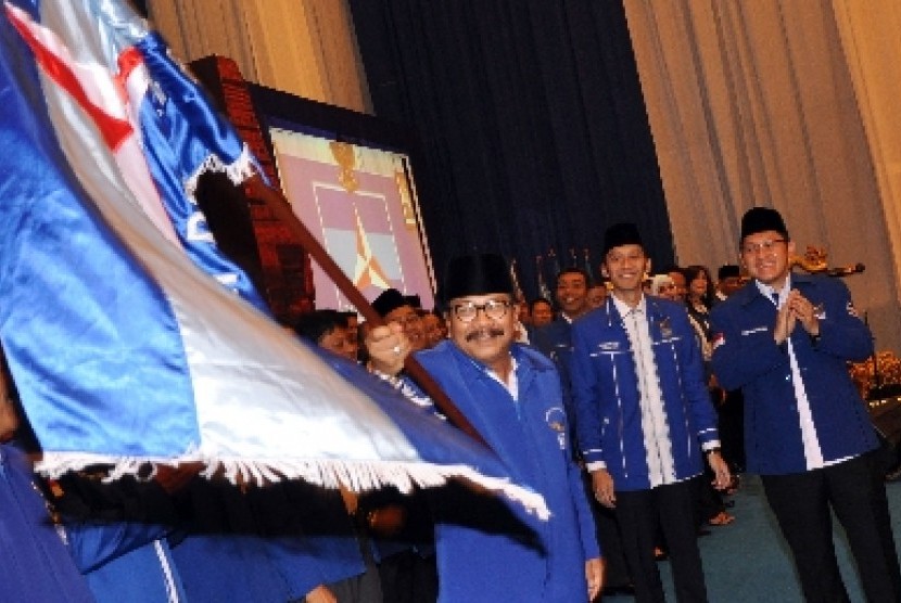 Gubernur Jatim yang juga Ketua DPD Partai Demokrat Jatim Soekarwo.