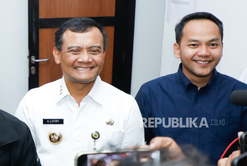 Gubernur Jawa Tengah, Ahmad Luthfi (kiri)