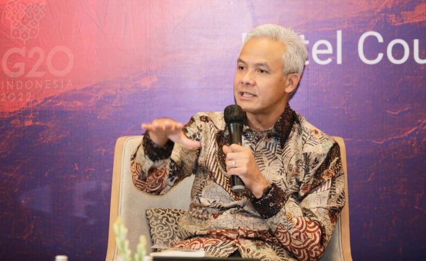 Gubernur Jawa Tengah Ganjar Pranowo. Ganjar Pranowo mengaku siap maju sebagai capres di Pemilu 2024 