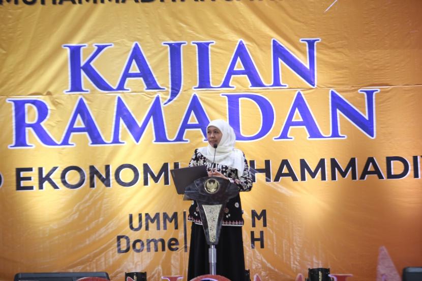 Gubernur Jawa Timur (Jatim), Khofifah Indar Parawansa. Khofifah Indar Parawansa menekankan pentingnya penguatan industri halal sebagai upaya penyelamatan karakter dan akhlak bangsa. 