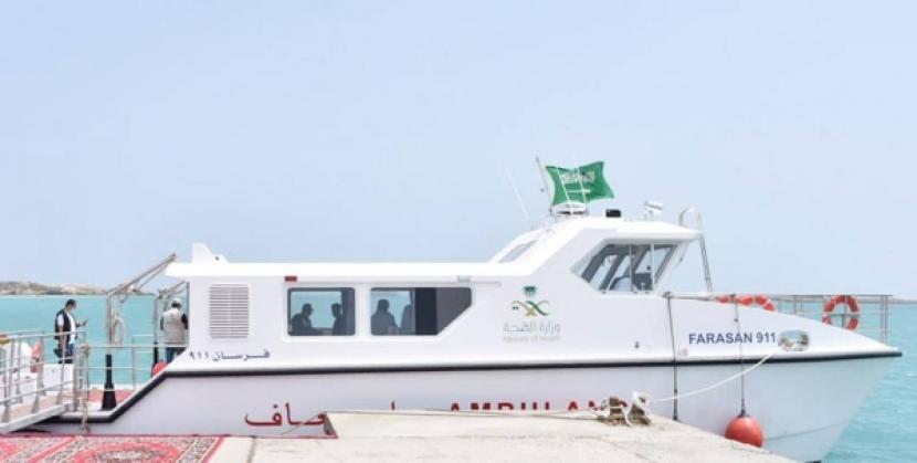 Gubernur Jazan, Pangeran Muhammad Bin Nasser Bin Abdulaziz pada Rabu (4/8) meresmikan layanan ambulans laut di Kegubernuran Pulau Farasan, Arab Saudi.