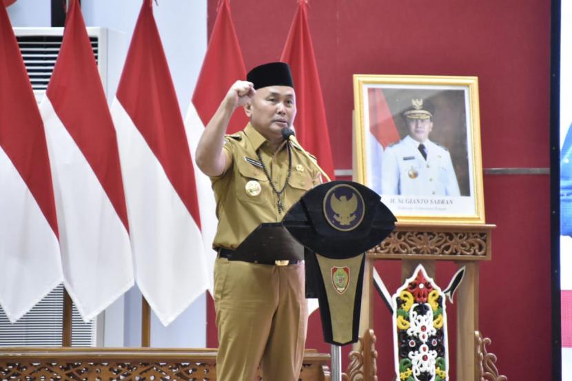 Gubernur Kalimantan Tengah (Kalteng) H. Sugianto Sabran membuka secara resmi Rapat Koordinasi Penyelenggaraan Pemerintahan Desa Provinsi Kalteng tahun 2022.