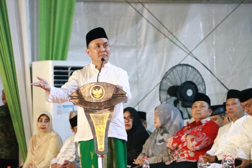 Gubernur Kalimantan Tengah (Kalteng) Sugianto Sabran, saat membuka MTQH ke XXXI tingkat provinsi Kalteng 2023.