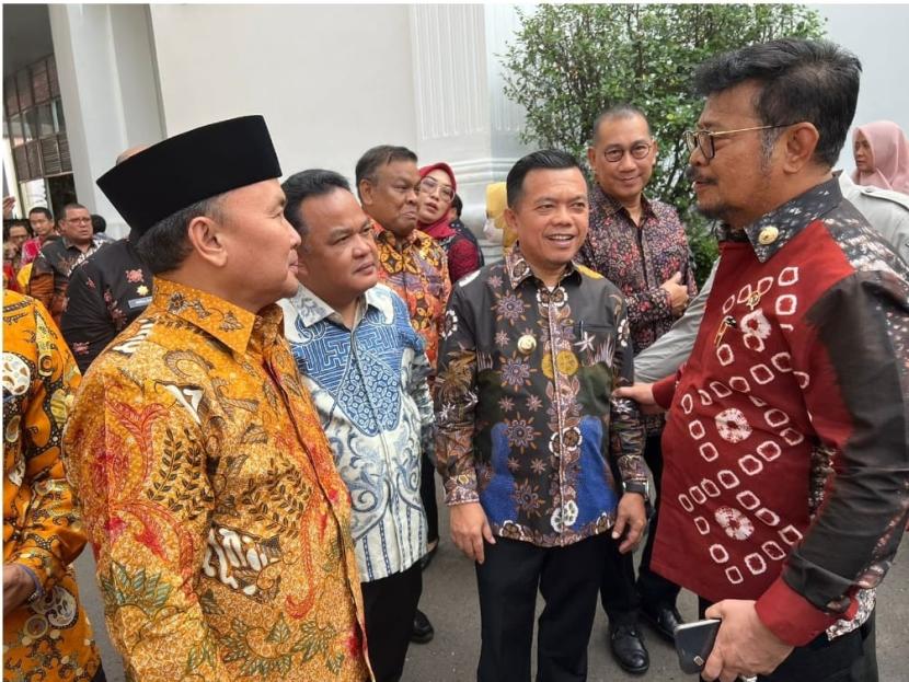 Gubernur Kalimantan Tengah Sugianto Sabran menghadiri secara langsung Rapat Koordinasi Nasional (Rakornas) Pengendalian Inflasi di Istana Negara Jakarta, Kamis (31/8/2023). 